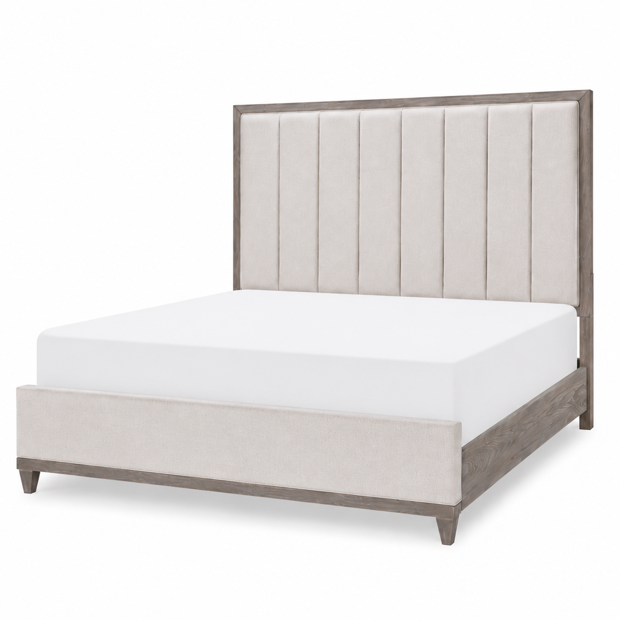 Upholstered Panel Bed